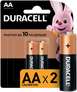 Батарейки Duracell LR6 2BL Basic АА 2шт 