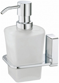 Дозатор для жидкого мыла WasserKraft матовый с серебряным (5099) 