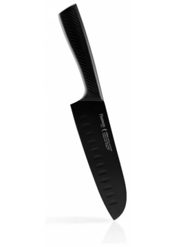 Нож сантоку Fissman shinai 18см с покрытием graphite 