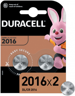Батарейки Duracell 2016 3В 2 шт 