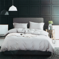 Комплект постельного белья Wonne traum elegance  pastel grey двуспальный серый