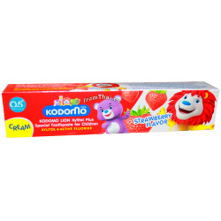 Зубная паста Lion Kodomo Xylitol Plus детская со вкусом клубники 40 г Thailand 