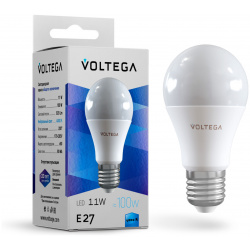 Лампочка Voltega General purpose bulb 11W E27 4000К 