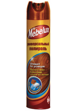 Полироль Mebelux  для любых поверхностей 300 мл
