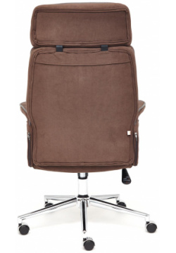Кресло ТС 64х47х128 см флок коричневый TC