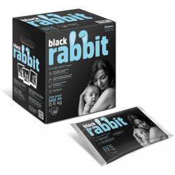 Подгузники Black Rabbit  0 5 кг XS 32 шт
