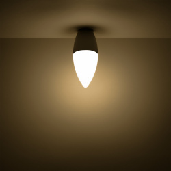 Лампа Gauss Basic Свеча 5 5W 400lm 3000K E14 LED  10 шт