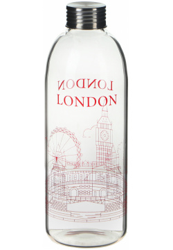 Бутылка стеклянная Everblooming London 1 2 л 