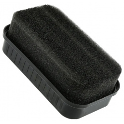 Губка Sitil для полировки обуви из гладкой кожи  черный цвет прямоугольная упаковка