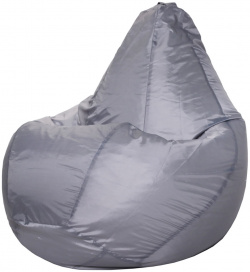 Кресло мешок Dreambag Меган xl Серое Оксфорд 125x85 