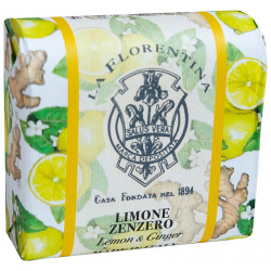 Мыло твердое La Florentina Лимон и Имбирь 106 г 