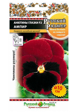 Цветы анютины глазки Русский огород F2 ампир 