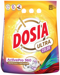 Порошок стиральный Dosia Ultra color 3 кг 