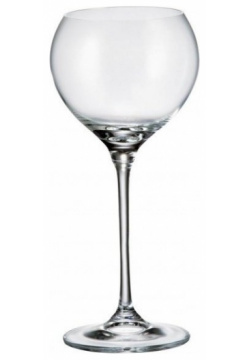 Набор бокалов для белого вина Crystalite Bohemia Carduelis 340 мл 6 шт 