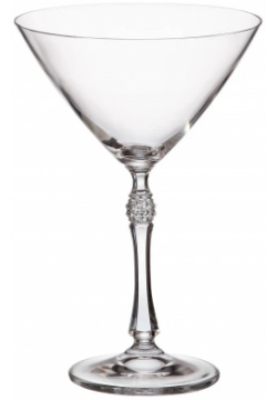Набор бокалов для мартини Crystalite Bohemia Parus 280 мл 6 шт 