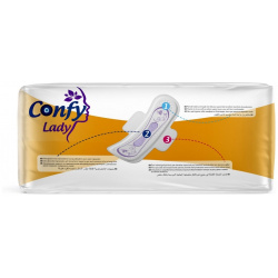 Прокладки Confy Lady гигиенические женские Classic Long с крылышками 16 шт