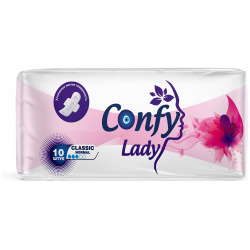 Прокладки Confy Lady гигиенические женские Classic Normal 10 шт 