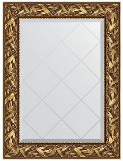 Зеркало с гравировкой в багетной раме Evoform византия золото 99 мм 69x91 см 