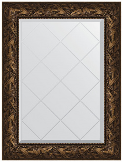 Зеркало с гравировкой в багетной раме Evoform византия бронза 99 мм 69x91 см 