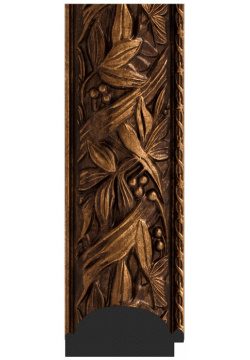 Зеркало с гравировкой в багетной раме Evoform византия бронза 99 мм 79x106 см
