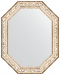 Зеркало в багетной раме Evoform виньетка серебро 109 мм 65x80 см 