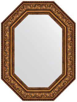 Зеркало в багетной раме Evoform виньетка состаренная бронза 109 мм 60x80 см 