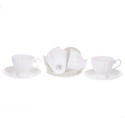 Набор чайный Hatori Магнолия 12 предметов высокие чашки 