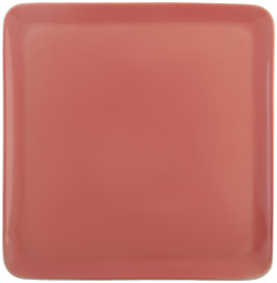 Тарелка квадратная La Rose des Sables Yaka 25 см розовый