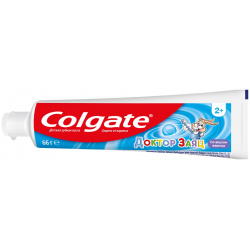 Зубная паста детская Colgate Доктор Заяц  защита от кариеса с фторидом со вкусом жвачки 50 мл