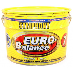 Краска в/э Symphony Euro Balance 7 База A 9л пластиковое ведро Симфония 