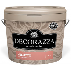 Краска Decorazza velluto бархат 5 кг (DVT001 5) 