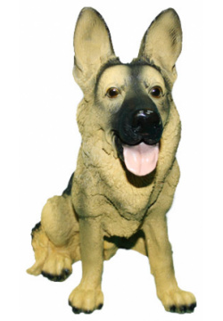 Фигура садовая Собака овчарка н 33 Тпк полиформ 