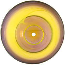 Горшок с поддоном Нзсс желтый/фиолетовый 14 5 органза