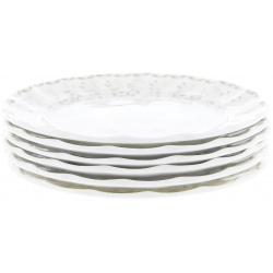 Набор тарелок мелких Hatori Джулия грин 18 см 6 шт