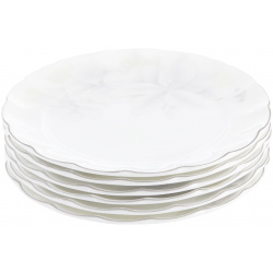 Набор тарелок мелких Hatori Грэй 18 см 6 шт