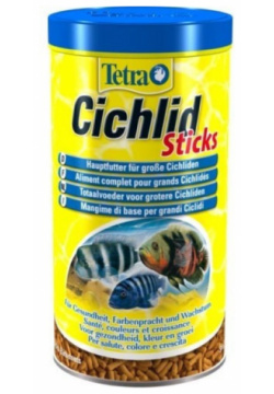 Корм для рыб TETRA Cichlid Sticks 250мл  основной
