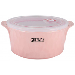 Контейнер с крышкой Guffman Ceramics 2 л розовый 