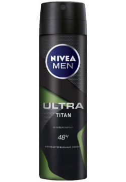Дезодорант спрей для мужчин Nivea  Ultra titan 150 мл