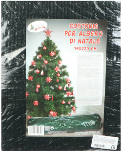 Упаковка для хранения елки Due Esse Christmas 74х220 см 