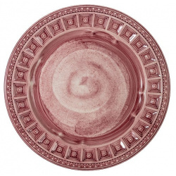 Тарелка закусочная Matceramica Augusta 22 см розовый 