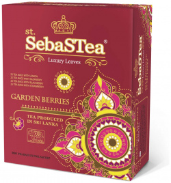 Чай чёрный SebaSTea Garden Berries пакетированный  100х1 5 г Sebas Tea