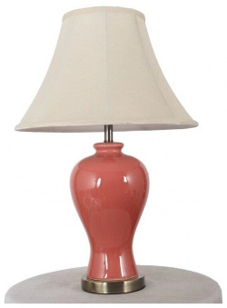 Настольная лампа Arti lampadari gustavo e 4 1 p 53x33 см розовый 