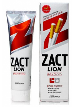 Паста зубная отбеливающая Zact Lion 150 г CJ 