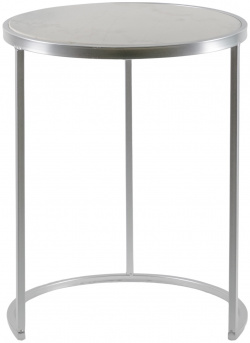 Столик Glasar с белым мрамором 40х40х50 см 