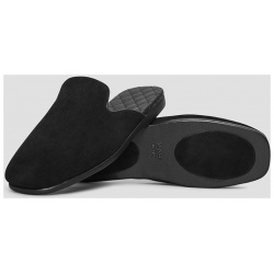 Тапочки Togas Реон черные мужские кожаные  размер 44 45