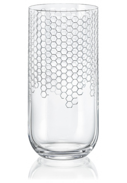 Набор стаканов Crystalex Умма 440 мл соты 6 шт 