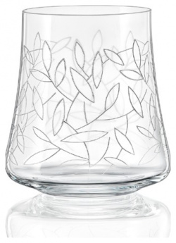 Набор стаканов Crystalex Экстра 400 мл листья 6 шт 