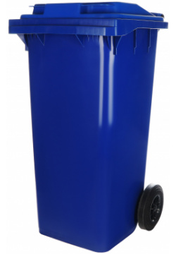 Контейнер мусорный передвижной Ай пласт 120 л синий 