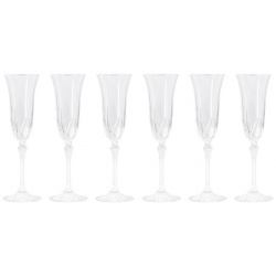 Набор бокалов для шампанского Lareine Gemma Sivigli 150 мл 6 шт 