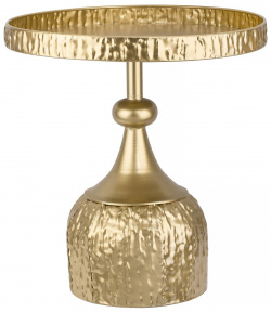 Столик Glasar золотистый 45х45х48 см Современный с выдающимся дизайном от